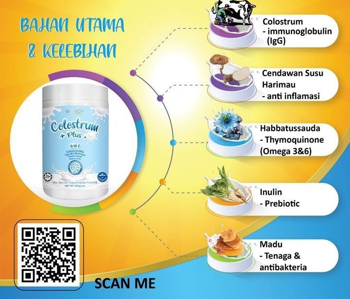 Colostrum Plus - Improve Immunity | Rich In Calcium | No Sucrose
